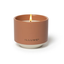 Illume Candles Balsam & Cedar 3x6 Medium Etched Pillar Illume Candle