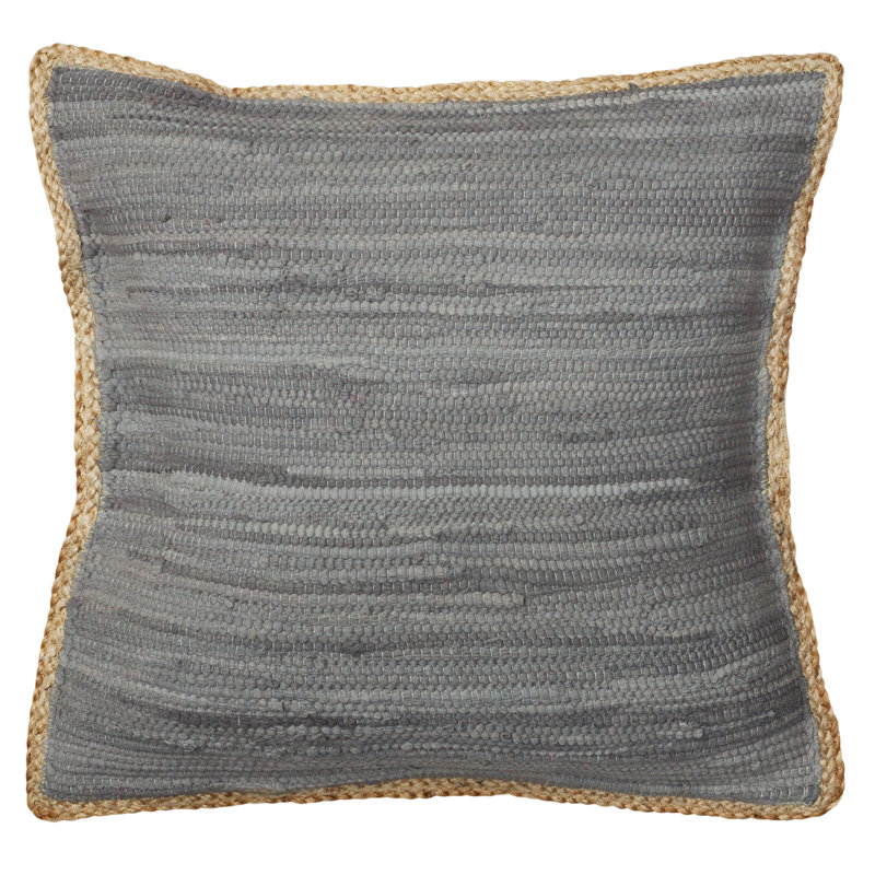Housse et insert de coussin carré Ingrassellino, Bleu pastel, Housse de coussin seulement - sans insert