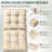 Anjelyka 20"W X 20"D Outdoor Cushions Indoor And Outdoor Seat/Back Cushion, Upgraded Filled Patio Chair Cushions-114227300-131359999