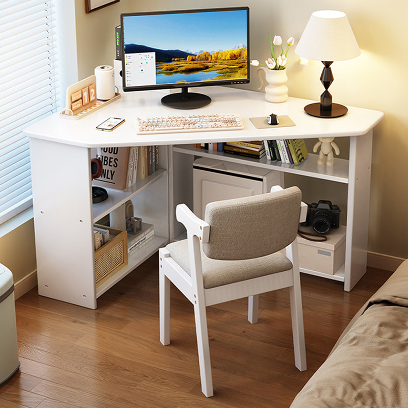Bureaux en bois massif Free Form, Blanc, H 29,53 po x l 38,98 po x P 35,43 po
