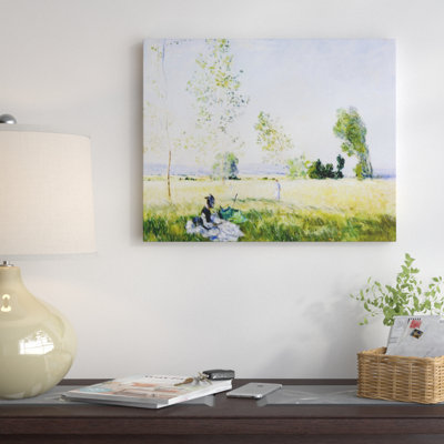 « summer » par claude monet, reproduction de peinture à l’huile sur toile tendue