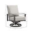 Stanford Cushion High Back Swivel Rocker Lounge Chair-467435979