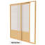 83" x 73.5" Eudes Shoji Double Sliding Room Divider-205877097