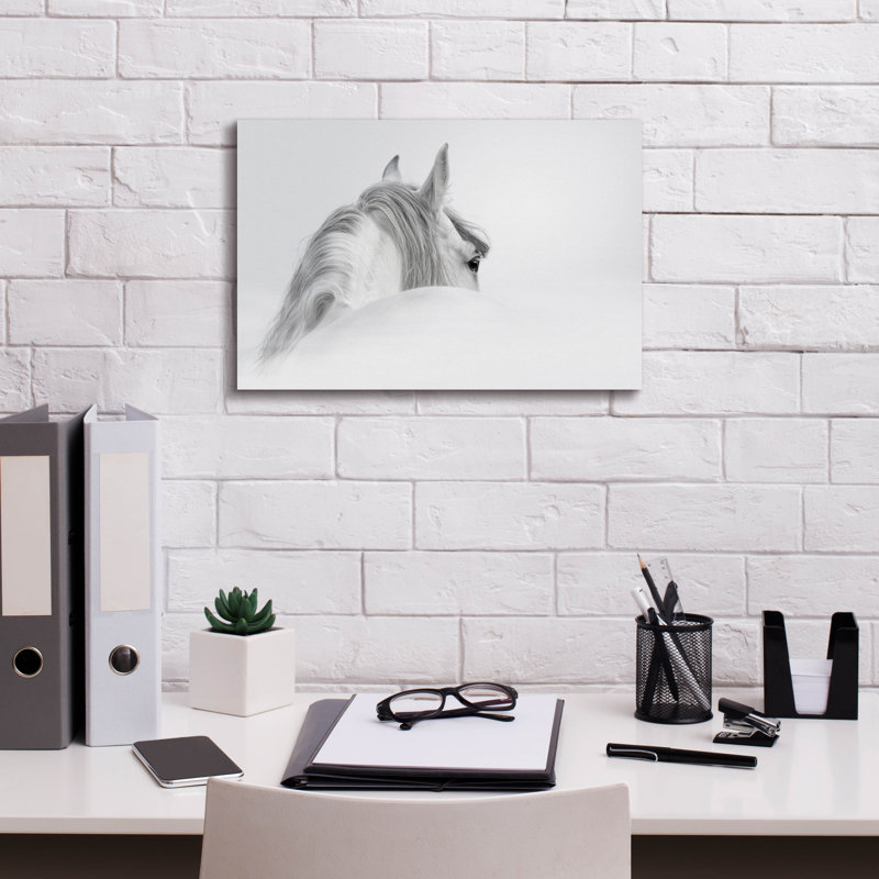 «White Horse» par PhotoINC Studio, H 12 po x l 18 po x P 0,75 po