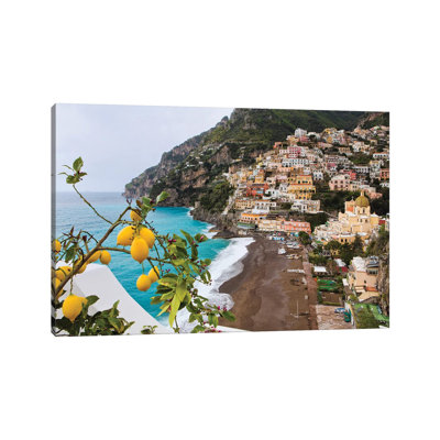 Positano Spring View, Amalfi Coast, Italy by George Oze - Print on Canvas