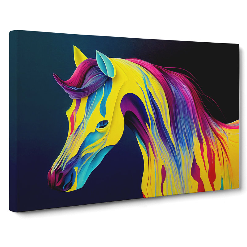 A Painted Horse - Wrapped Canvas