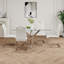Table en verre de style moderne