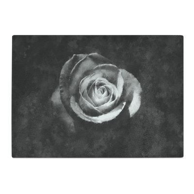 Tempered Glass Rose Rodion Kutsaev Chopping Board