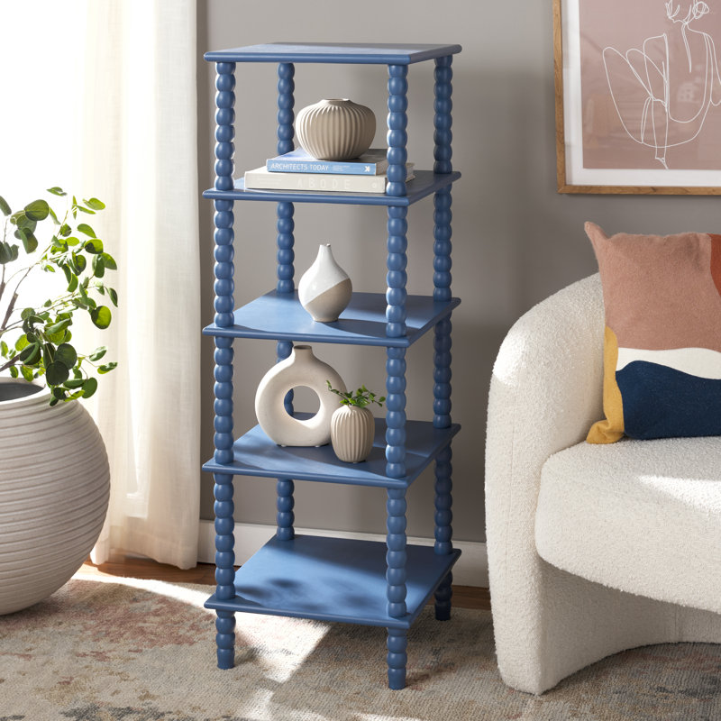 Dilyn 5 Tier Shelving Unit, Blue