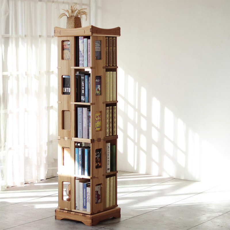 Bibliothèque rotative Burlywood