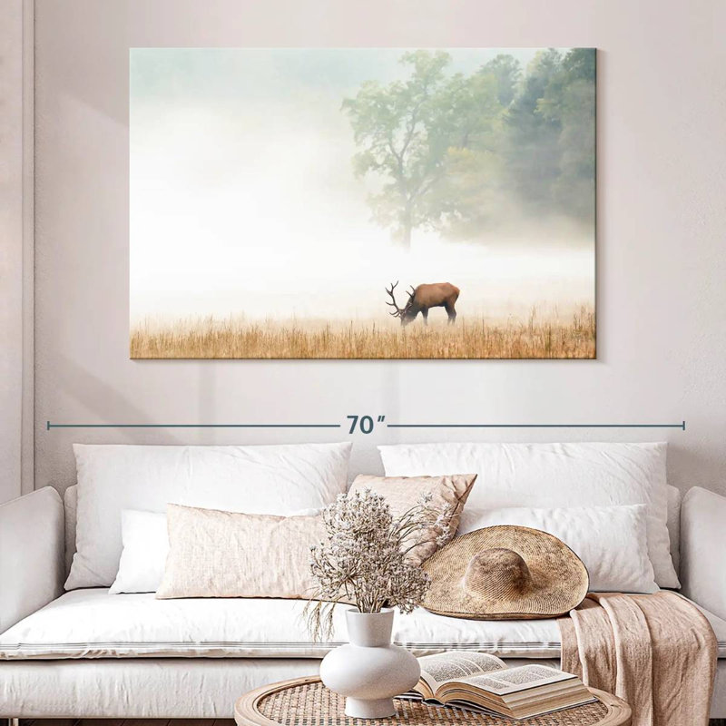Cataloochee Elk, 34" H x 51" W