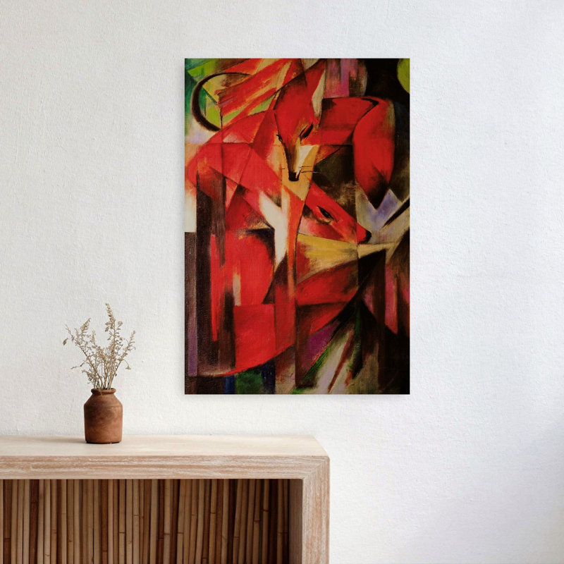 Reproduction d'art mural, "The Modern Fox", H 24 po x l 16 po