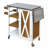 Foldable Outdoor Kitchen Island With Lockable Wheels, Storage, And Towel Rack For Patio Convenience And Mobility-973735631