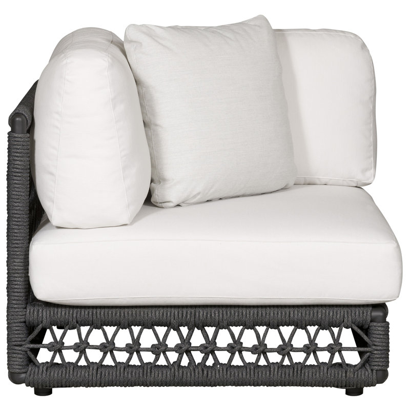 Cedargrove by Michael Weiss Outdoor Corner Chair, Kramer Linen