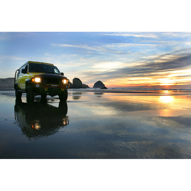 Yellow Van by Oksana - Wrapped Canvas Print, 61cm H x 91cm W