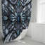 Rideau de douche avec tapis de bain-266260602