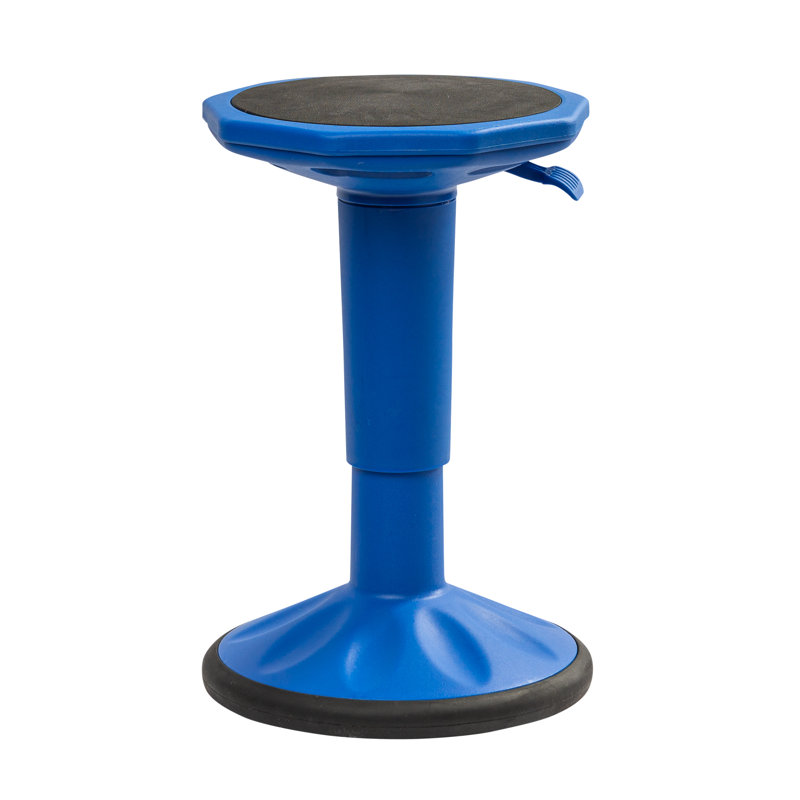 Adjustable Height Active Stool, Blue