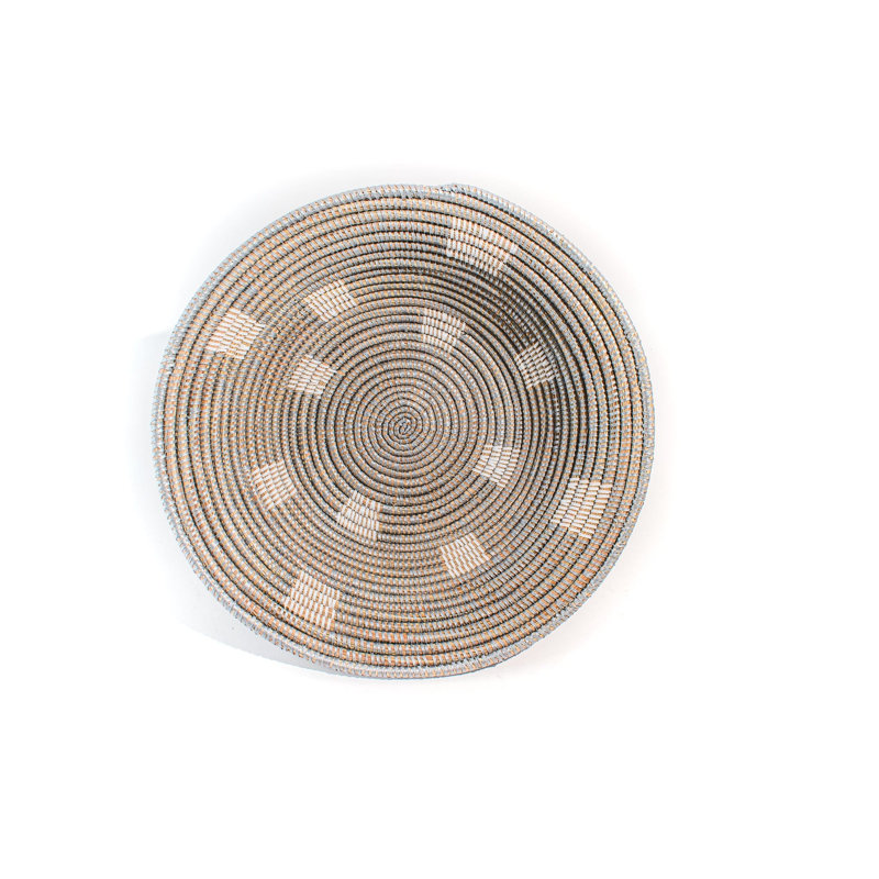 Fele Block bowl - Grey and white