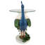 Table de bout Staverden Castle Peacock Figurine