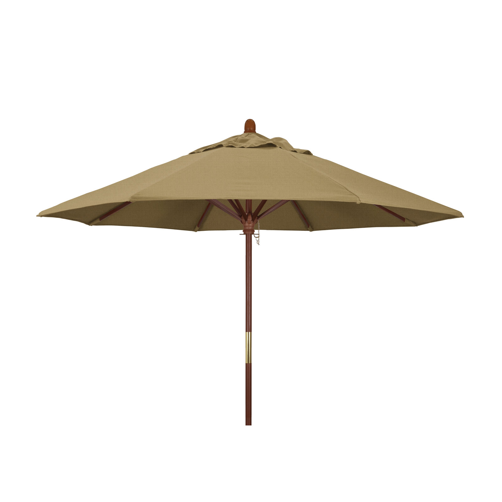 Manford 108'' Outdoor Umbrella, Straw Performance