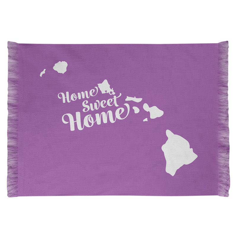 Tapis de zone mauve honolulu the home