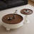 Medieval-style creative round coffee table