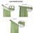 Weathermate Topsions Room Darkening 100% Cotton Curtain Panels-408137703-408137699