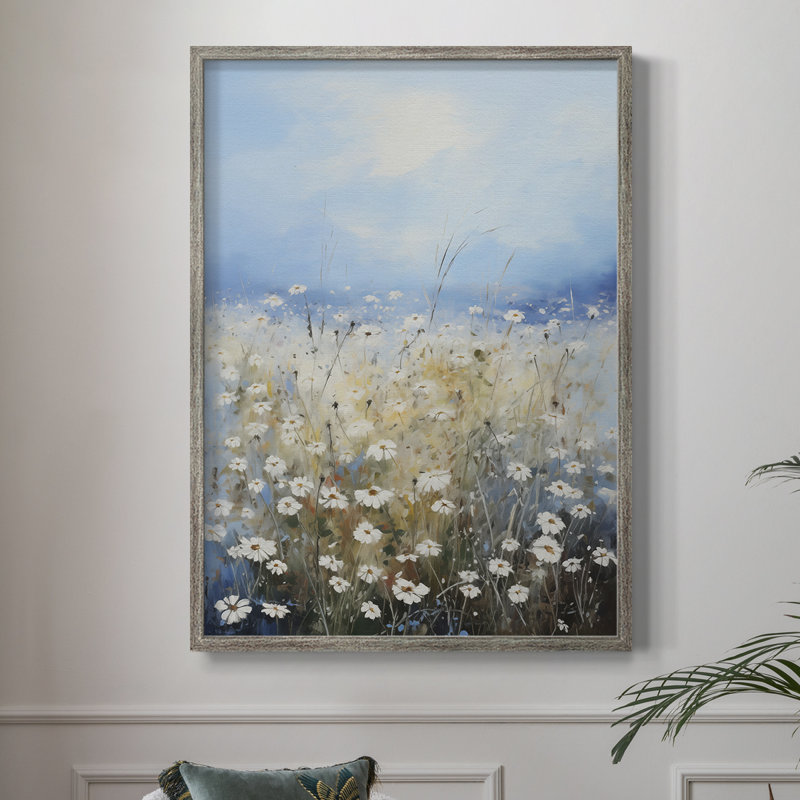 Reproduction encadrée FLORAL Series XXIII - bois massif, H 11 po x l 9 po