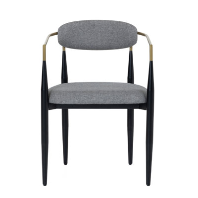 Ayliana Fabric Arm Chair Dining Chair