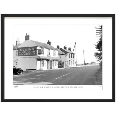 Holme-on-Spalding-Moor, New Inn Corner C1955 by Francis Frith - Single Picture Frame Print