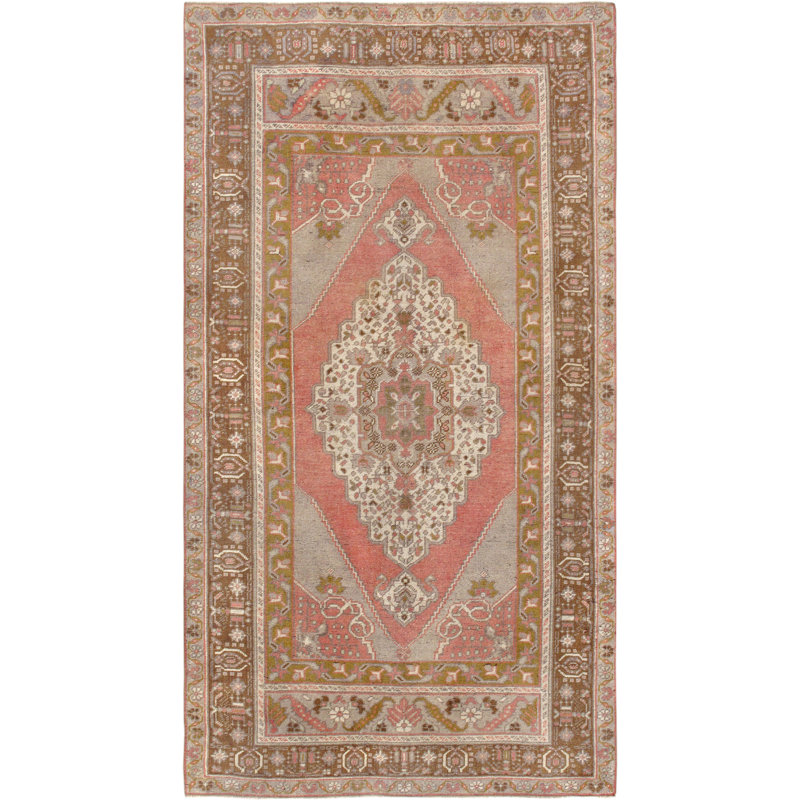 One-of-a-Kind Rectangle 4'7" X 8'6" Hand Knotted Area Rug