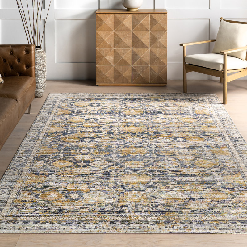 Amabel Medallion Indoor/Outdoor Area Rug, Rectangle 48" x 72"