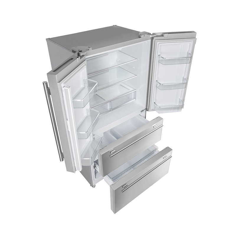 Ensemble de cuisine 3 pièces FORNO Premium - cuisinière au gaz 36 po Galiano, réfrigérateur 36 po, lave-vaisselle 24 po