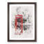 A Red Telephone Box - Framed Print-56852132-56852133