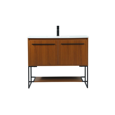 Ensemble de meuble-lavabo simple 40 po Rozell