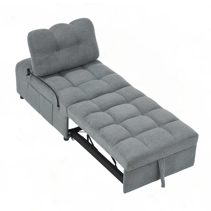 40.20" long Teddy Sofa, Gray