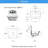 Victorian Nantucket Sinks 16.5''  Fireclay Specialty Wall Mount Bathroom Sink with Faucet and Overflow-92434867-92434868