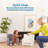 ECR4Kids Mila Sherpa Toddler Arm Chair with Removable Wooden Legs, Kids Furniture-93757370