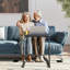 Extra-Large Foldable TV Tray Table, 6 Heights & 3 Tilts, Ideal For Sofa Dining & Working