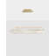 1 - Light Gold LED Crystal Pendant