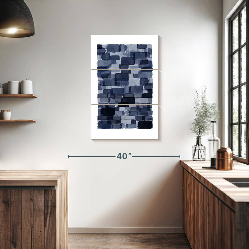 Bloc aquarelle bleu marine Avery, H 38 po x l 24 po