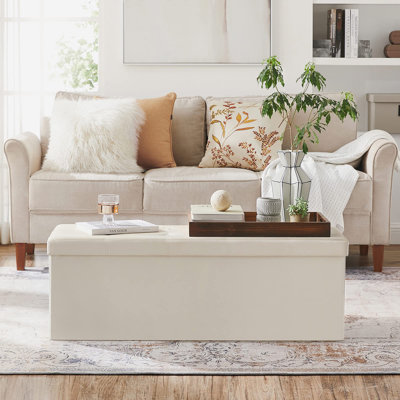 Banc de rangement pliant 43 "