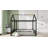 Metal Bed House Bed Frame With Fence-129610187-129610188