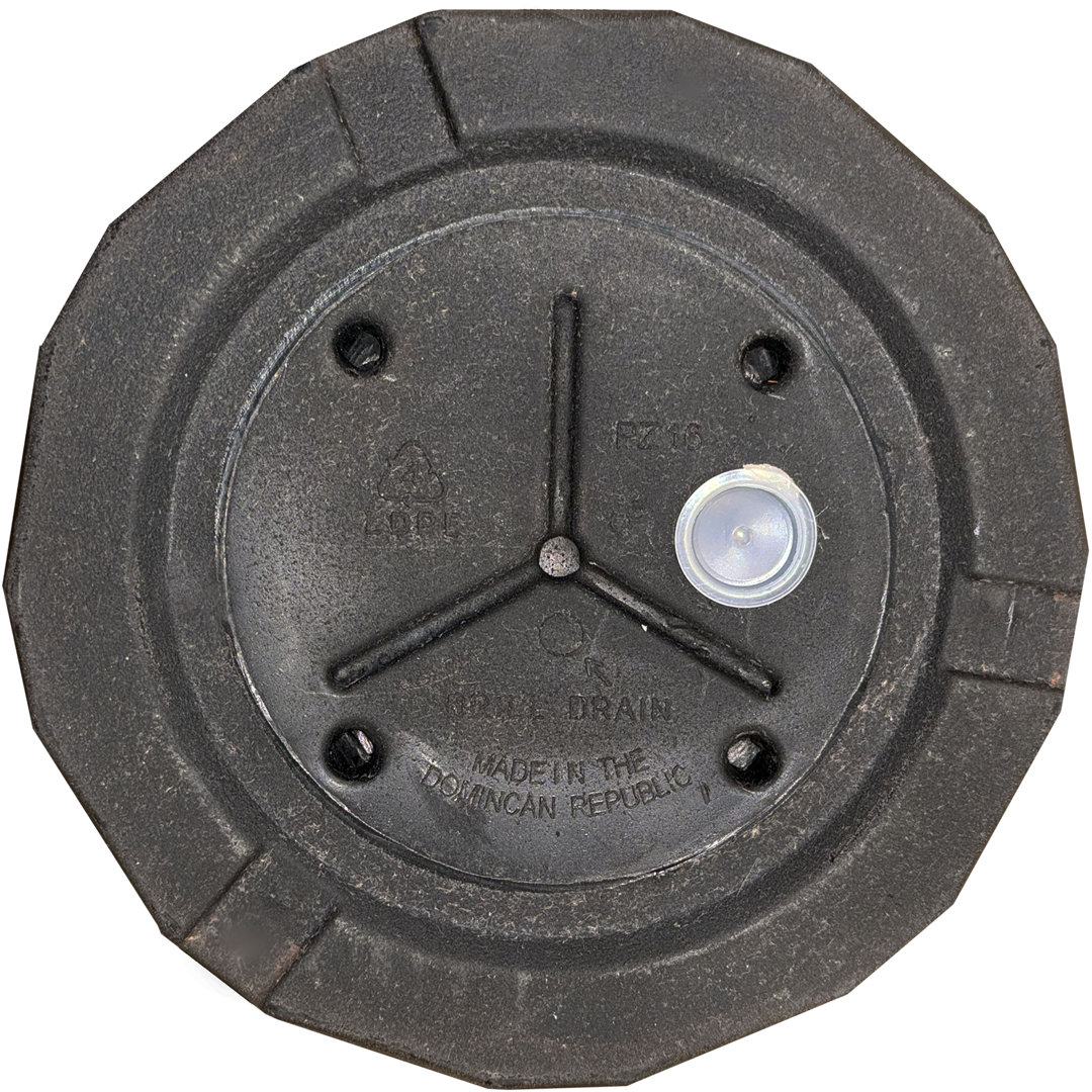 Boisdale Pebbled 15.75" x 15.75" x 14" Round Brown Polyresin Outdoor Planter Pot Gracie Oaks Set 