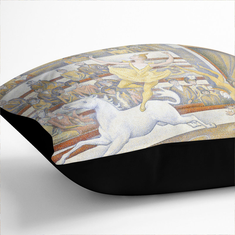 The Circus Scatter Cushion, Black, 55cm H x 55cm W x 20cm D