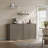 Cesiro 66.3'' W Sideboard With 4 Fluted Doors And Adjustable Shelves-365156740