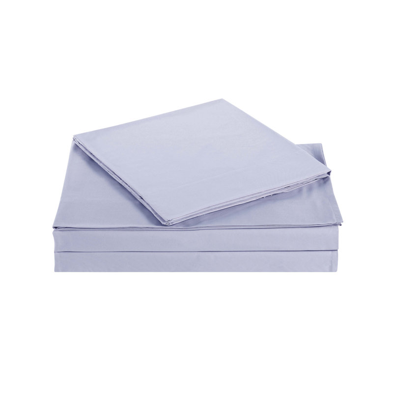 Everyday Microfiber Standard Solid Colour Sheet Set, Twin Sheet Set comes with one Pillowcases, Lavender