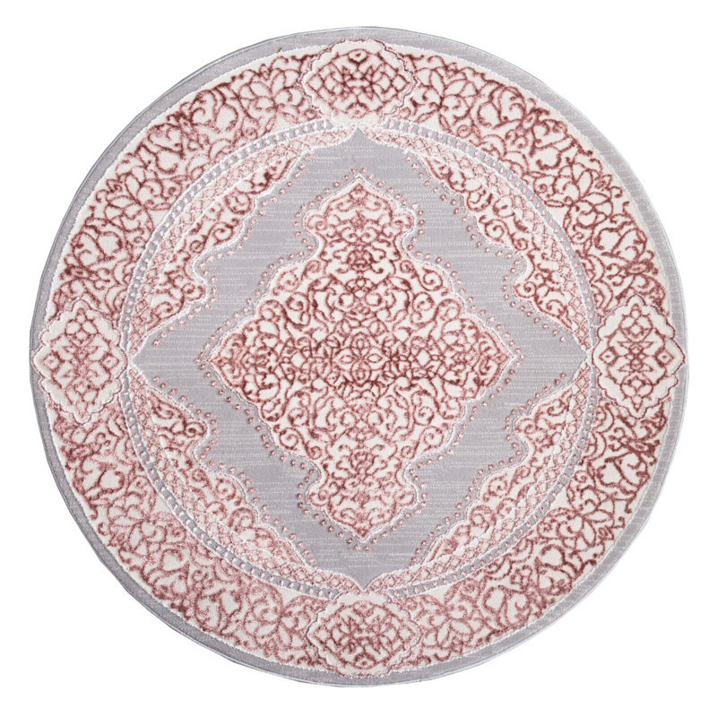 Round Quinnville 120cm X 120cm Area Rug