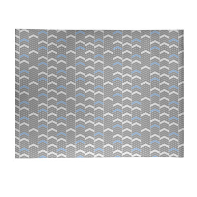Chenille Chevron Indoor Rug