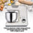 Deco Chef Stand Mixer with 8 Speed Motor and 12 Piece Knife Set